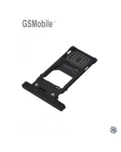 Bandeja de tarjeta Sim + SD para Sony Xperia XZ2 Original Negro