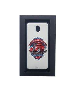 Funda para Samsung J730F Galaxy J7 2017 Classic Cars Blanco