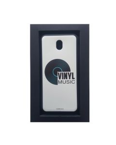 Funda para Samsung J730F Galaxy J7 2017 Vinyl Music Blanco