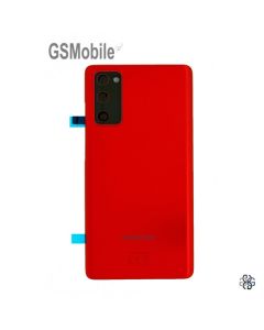 Tapa trasera Samsung S20 FE Galaxy G780F Original Rojo