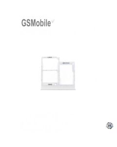 Bandeja SIM & MicroSD Samsung A202 Galaxy A20e 2019 Blanco