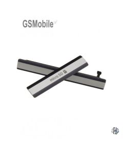 Set tapas laterales USB y micro SD Sony Xperia Z2 Negro