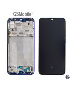 Pantalla completa con marco para Xiaomi MiA3 Azul Original