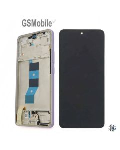 Ecrã Completo com Frame para Xiaomi Redmi Note 14 5G Original Roxa