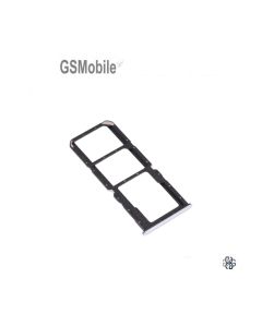 Tiroir carte SIM pour Oppo A74 5G Gris Argenté
