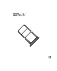 Gaveta cartão SIM e SD para Oppo A57 4G Preto