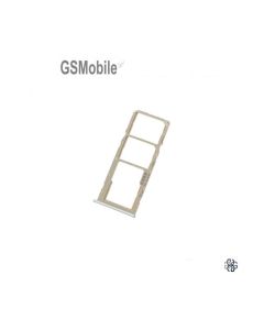 SIM and SD Card Tray for Oppo A15 Silver