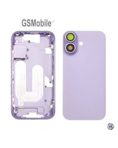 Chassis Intermédio com Tampa Traseira para iPhone 17 Rosa