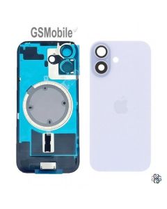 Cover Posteriore iPhone 17 Viola con Supporto Metallico