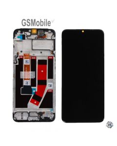 Pantalla completa con marco para Oppo A57s Negro Original