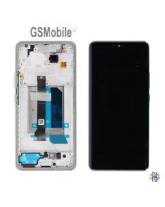 Pantalla completa con marco para Xiaomi Redmi Note 14 Pro+ 5G Original Azul claro