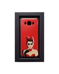 Funda para Samsung J710F Galaxy J7 2016 Pin Up Rojo