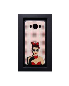 Funda para Samsung J710F Galaxy J7 2016 Pin Up Blanco