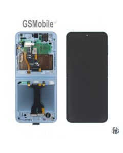 Pantalla completa para Samsung Z Flip6 5G Galaxy  F741B Azul / Interior Original