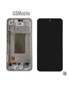 Pantalla completa Original para Samsung A37 5G Galaxy A376B Blanco (Assembled)