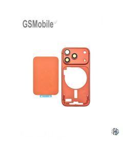 Carcasa intermedia con tapa trasera para iPhone 17 Pro Naranja