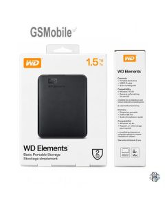 Disco Rígido Externo WD Elements Portable 1.5TB USB 3.0