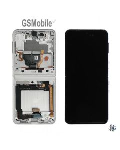 Display Completo Samsung Galaxy Z Flip4 F721B Bianco Originale
