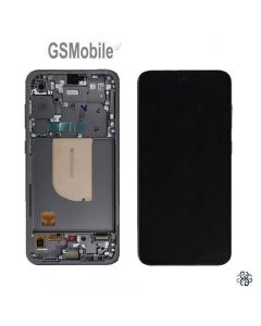 Display Completo Originale per Samsung S23 FE Galaxy S711B Nero (Assemblato)
