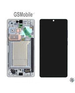 Écran Complet avec Châssis pour Samsung S25 Ultra Galaxy S938b Original - Argent