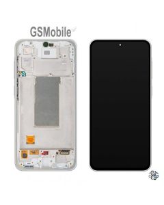 Écran Complet avec Châssis pour Samsung Galaxy A36 5G A366B Blanc Original