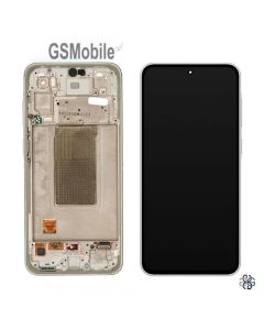 Écran Complet avec Châssis pour Samsung Galaxy A36 5G A366B Vert Original