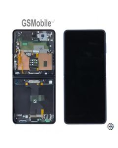 Écran Complet Original avec Châssis pour Samsung Galaxy Z Flip7 5G F766B – Noir