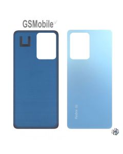 Tampa traseira para Xiaomi Redmi Note 12 Pro Plus 5G Azul