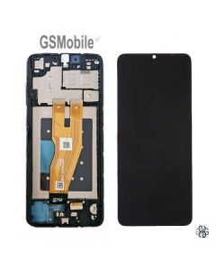 Pantalla completa con marco para Samsung A05 Galaxy A055F Negro
