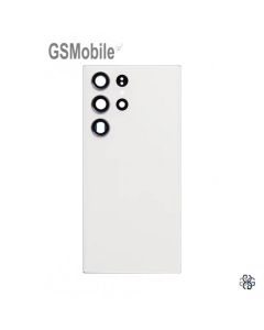 Cover Posteriore + Vetrino Fotocamera Samsung S23 Ultra 5G Galaxy S918B Bianco