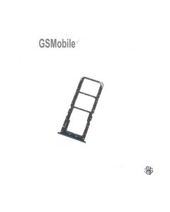 Gaveta cartão SIM e SD para Oppo A53S Azul