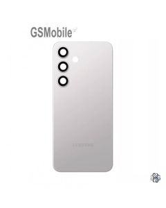 Cover Posteriore + Vetrino Fotocamera per Samsung S24 Galaxy S921B Bianco